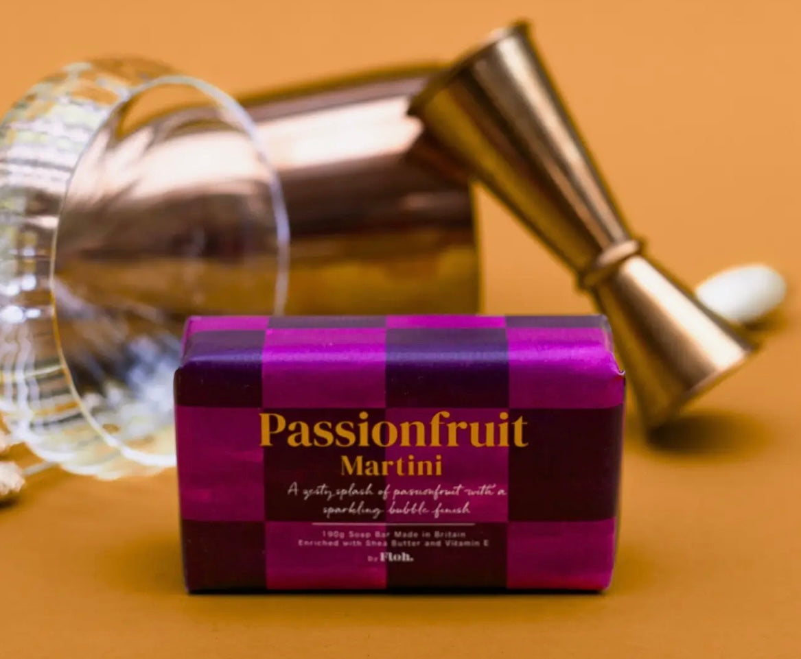 Toasted crumpet passionfruit martini soap