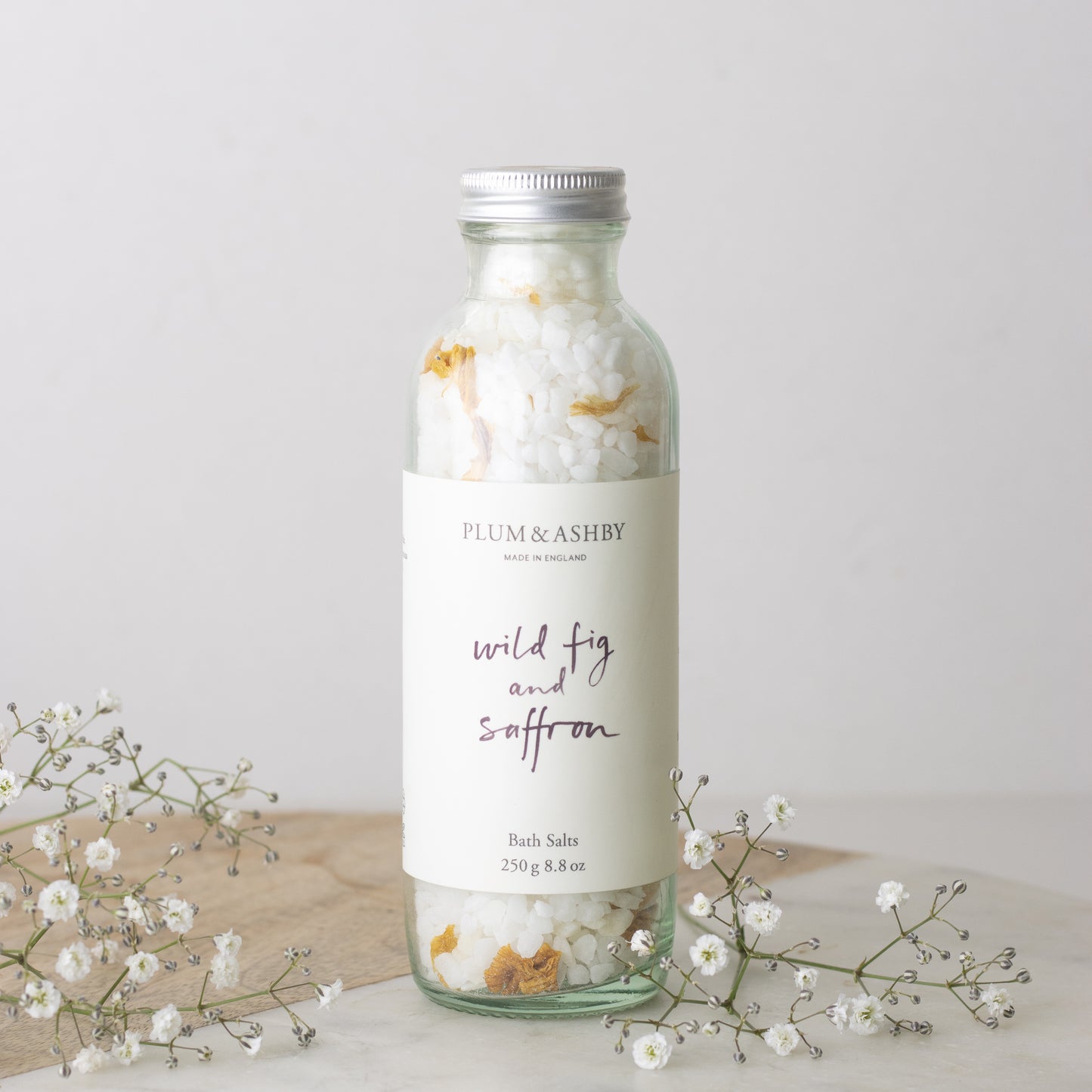 Plum and Ashby Wild Fig and Saffron Bath Salts