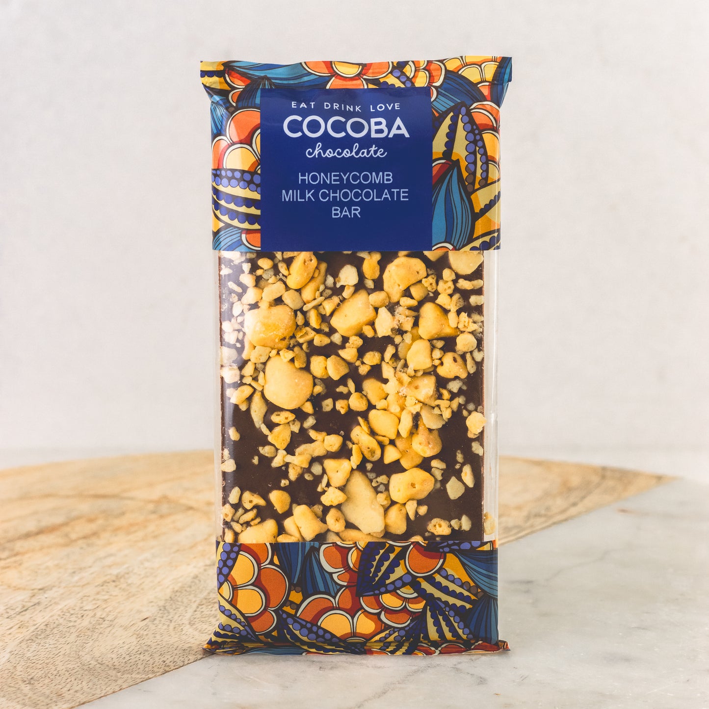 Cocoba honeycomb milk chocolate bar