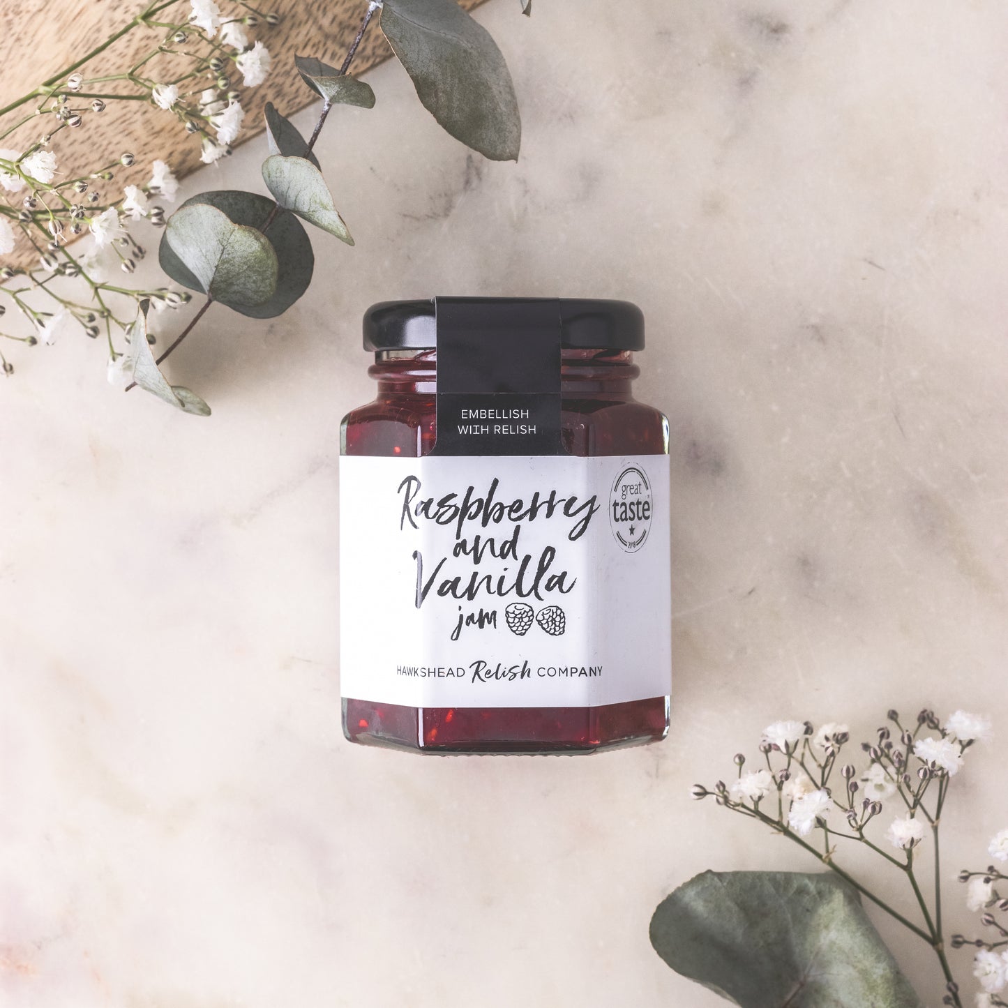 Hawkshead relish raspberry and vanilla jam