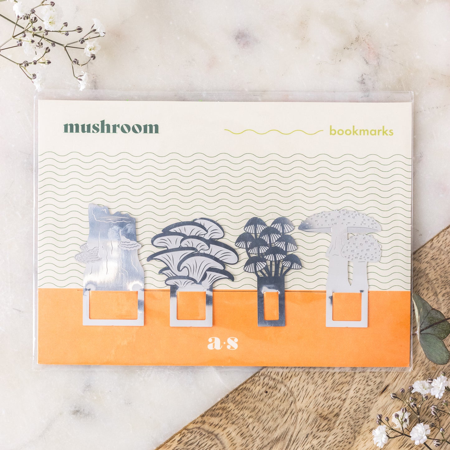 Mushroom bookmark