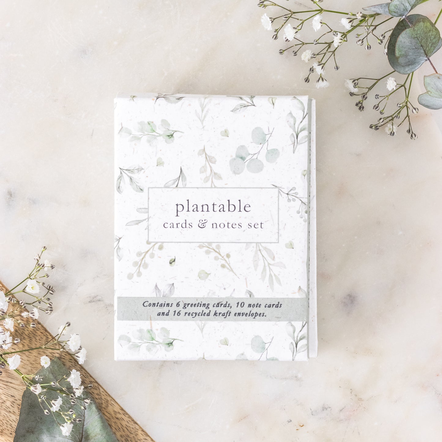 Little green gifts plantable card and note set