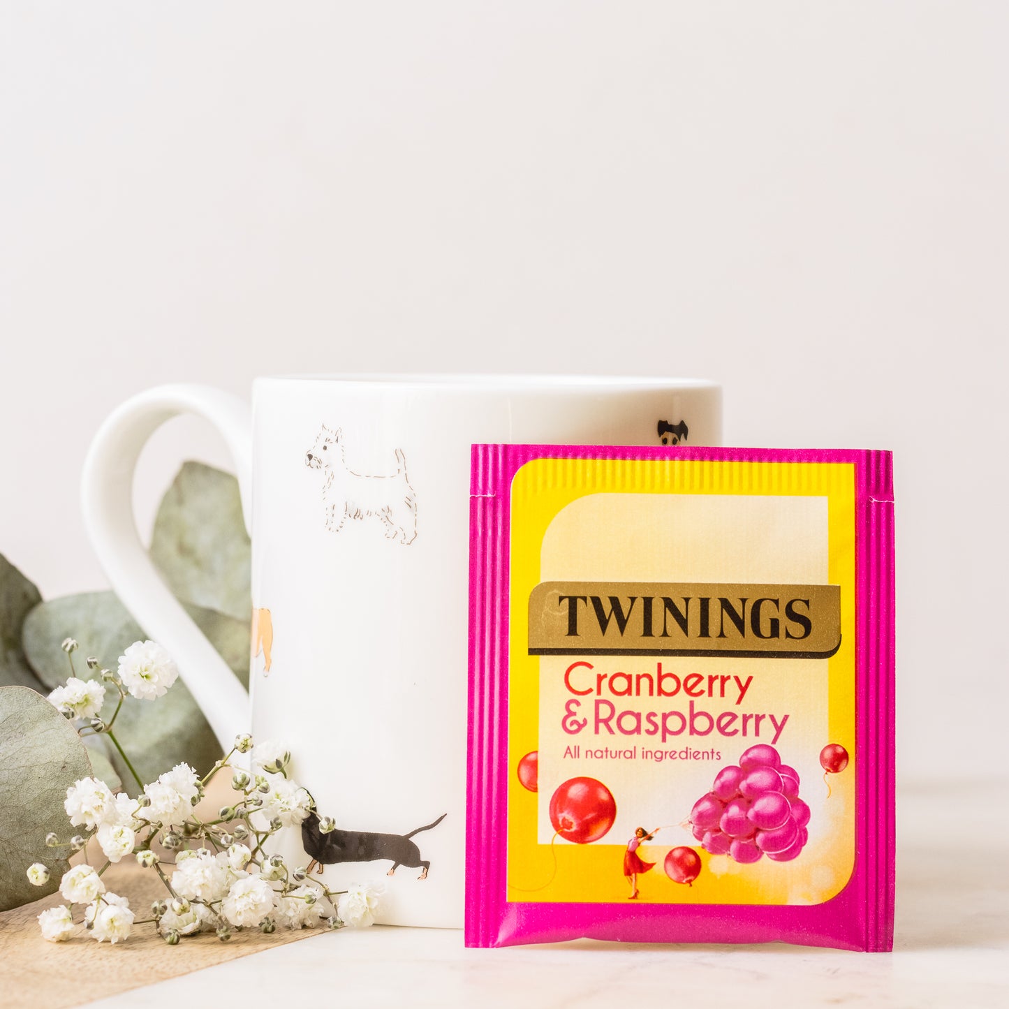 Twinnings cranberry and raspberry fruit tea single serve