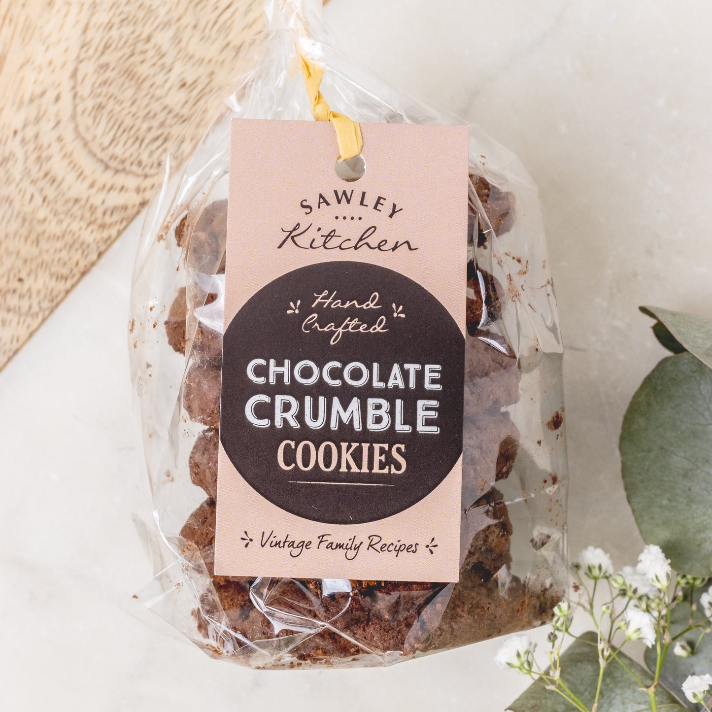 Sawleys kitchen chocolate crumble cookies