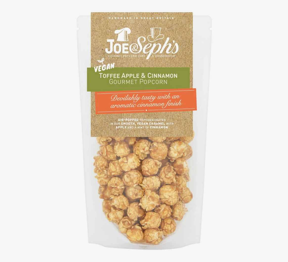 Joe and seph vegan toffee apple and cinnamon popcorn