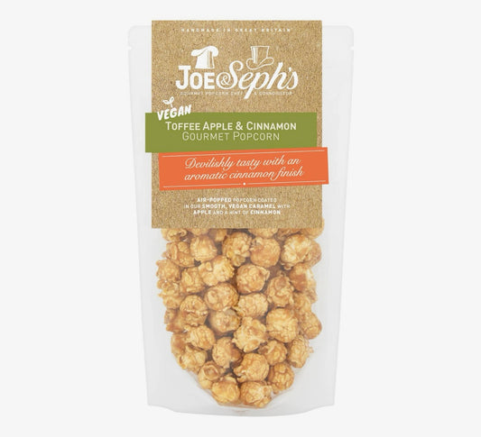 Joe and seph vegan toffee apple and cinnamon popcorn
