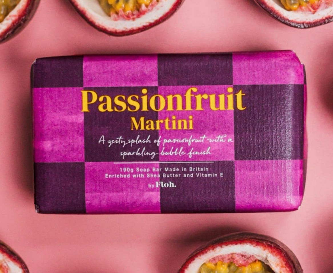 Toasted crumpet passionfruit martini soap