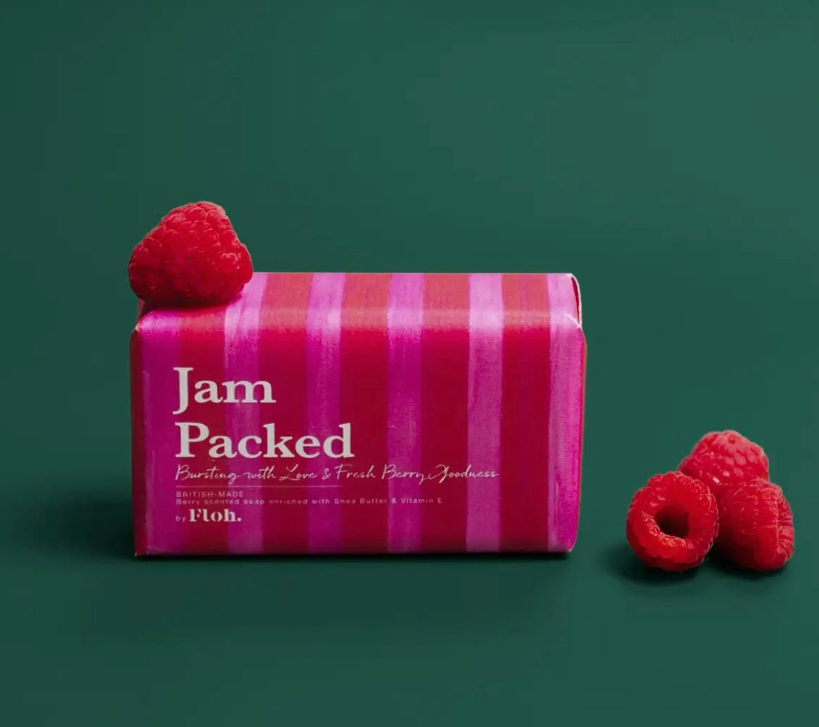 Toasted crumpet Jam packed soap