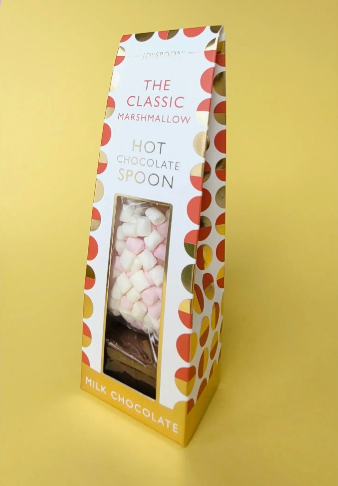 Joypots hot chocolate spoon with marshmallows