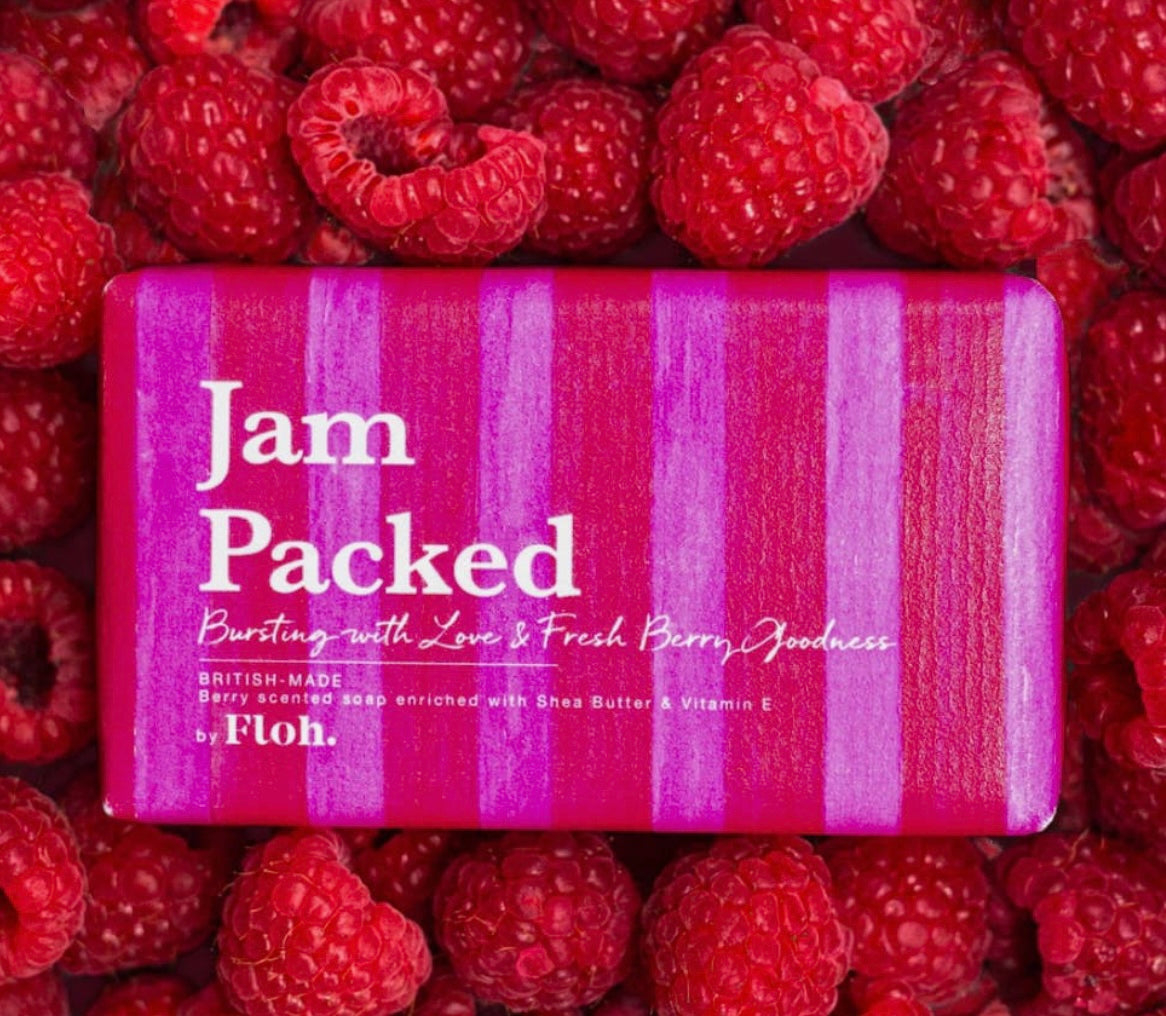 Toasted crumpet Jam packed soap