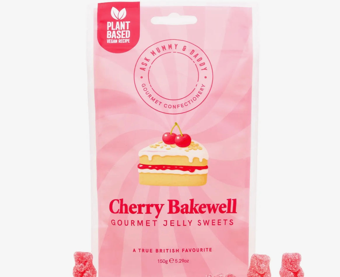 Ask mummy & daddy cherry Bakewell gourmet jelly sweets