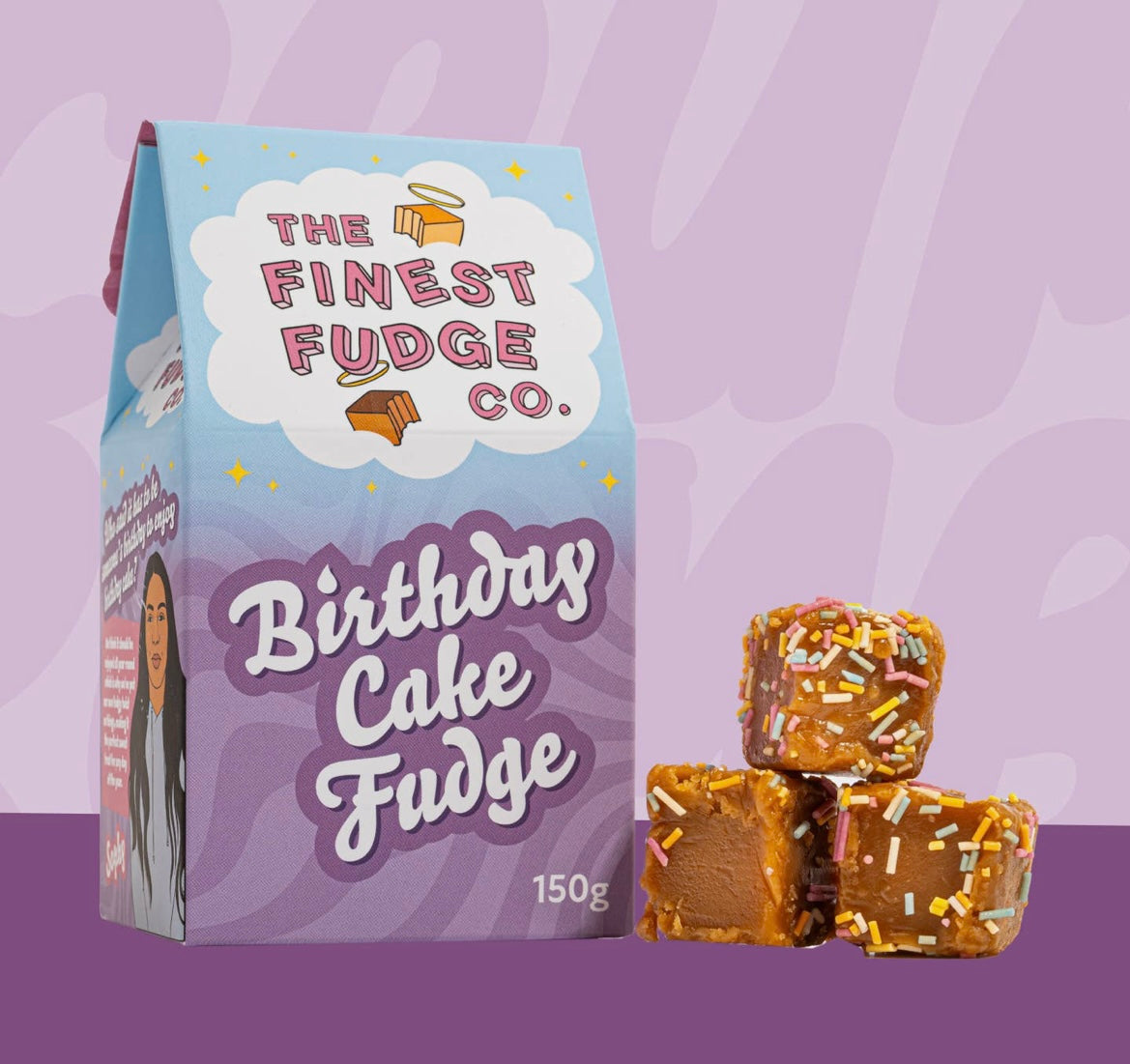 The Finest Fudge company birthday cake fudge