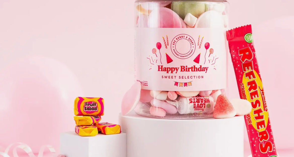 Ask mummy and daddy happy birthday sweet tub