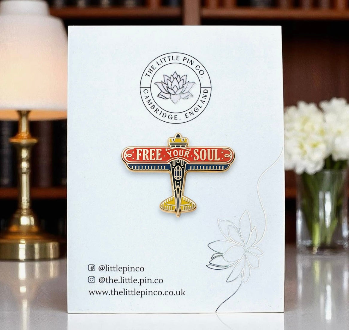 The little pin company “free your soul” pin