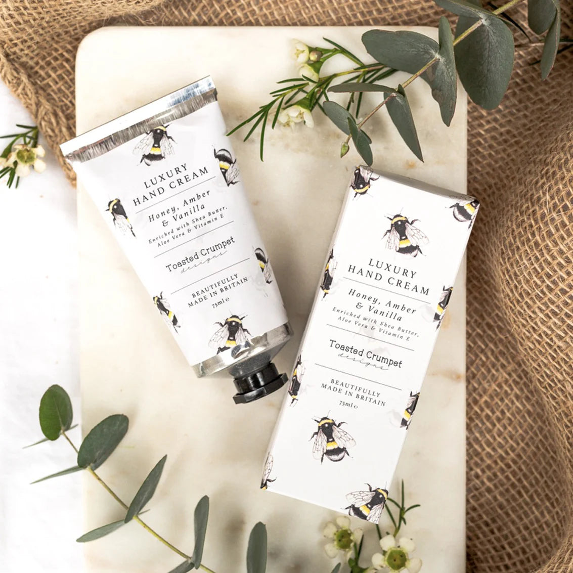 Toasted crumpet honey, amber and vanilla hand cream