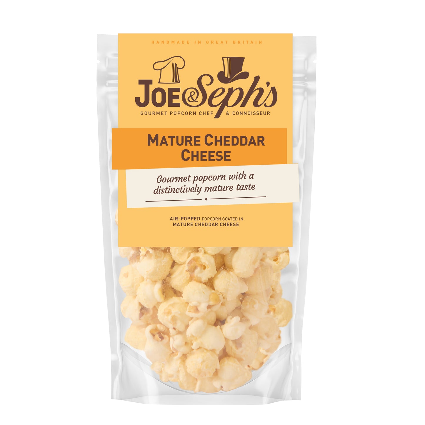 Joe and seph MATURE CHEDDAR CHEESE POPCORN