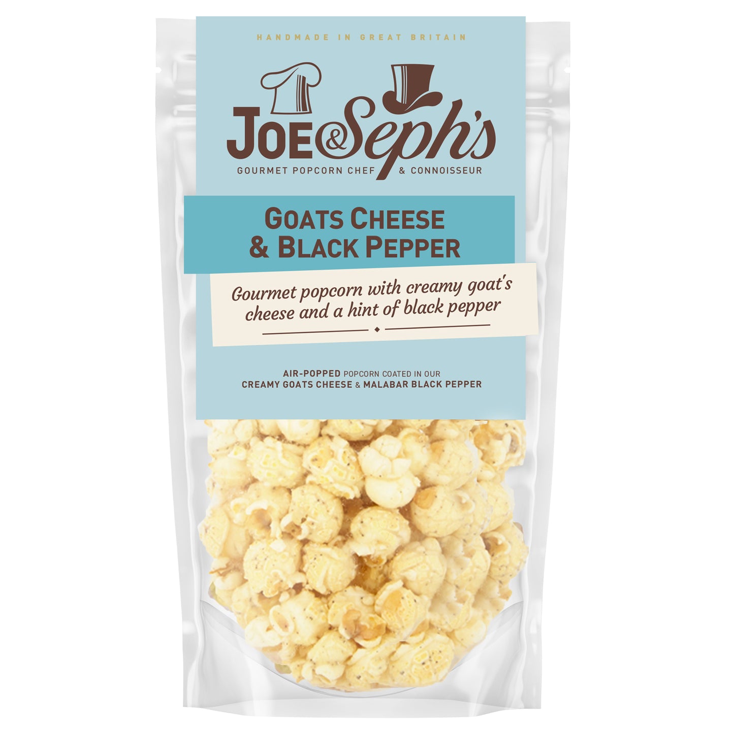 Joe and seph goats cheese and black pepper popcorn
