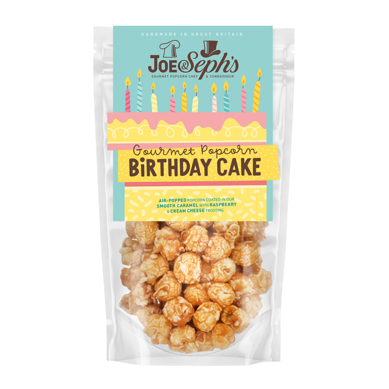Joe and seph birthday cake popcorn
