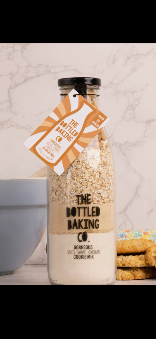 The bottled baking company salted caramel cookie mix