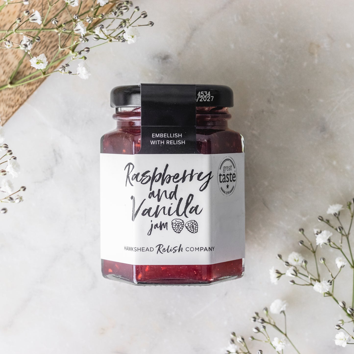 Hawkshead relish raspberry and vanilla jam