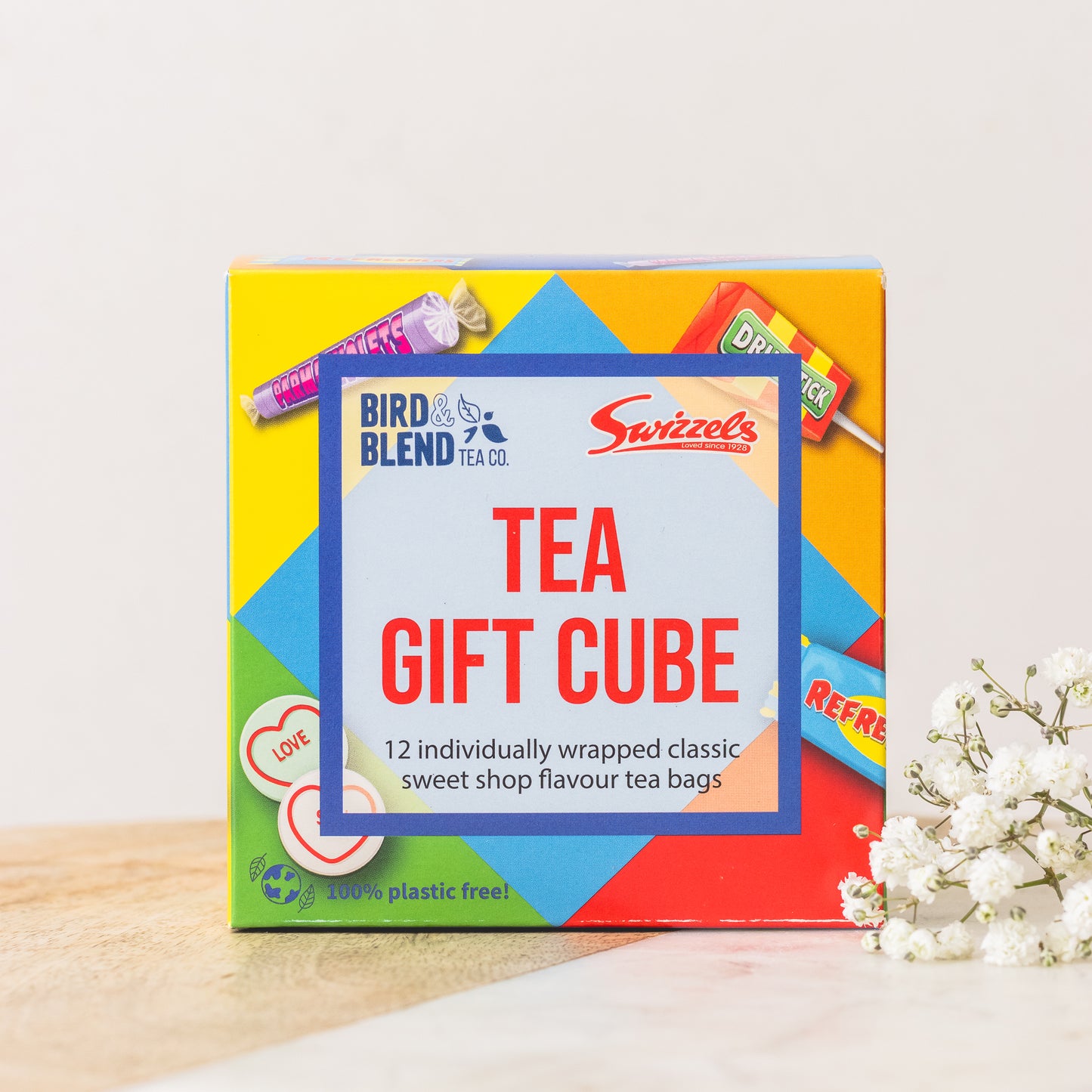 Bird and blend tea gift cube
