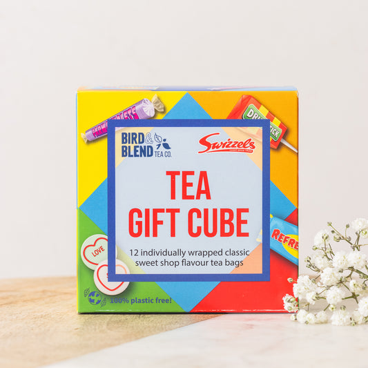 Bird and blend tea gift cube