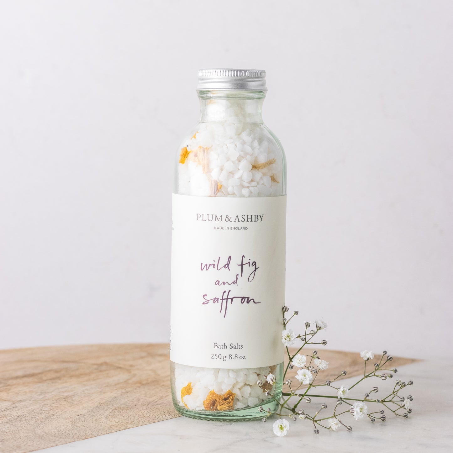 Plum and Ashby Wild Fig and Saffron Bath Salts