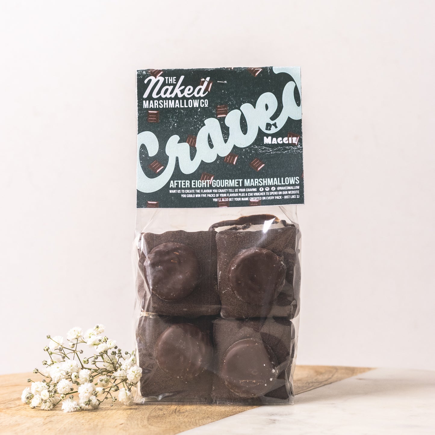 Naked marshmallow craved after eight