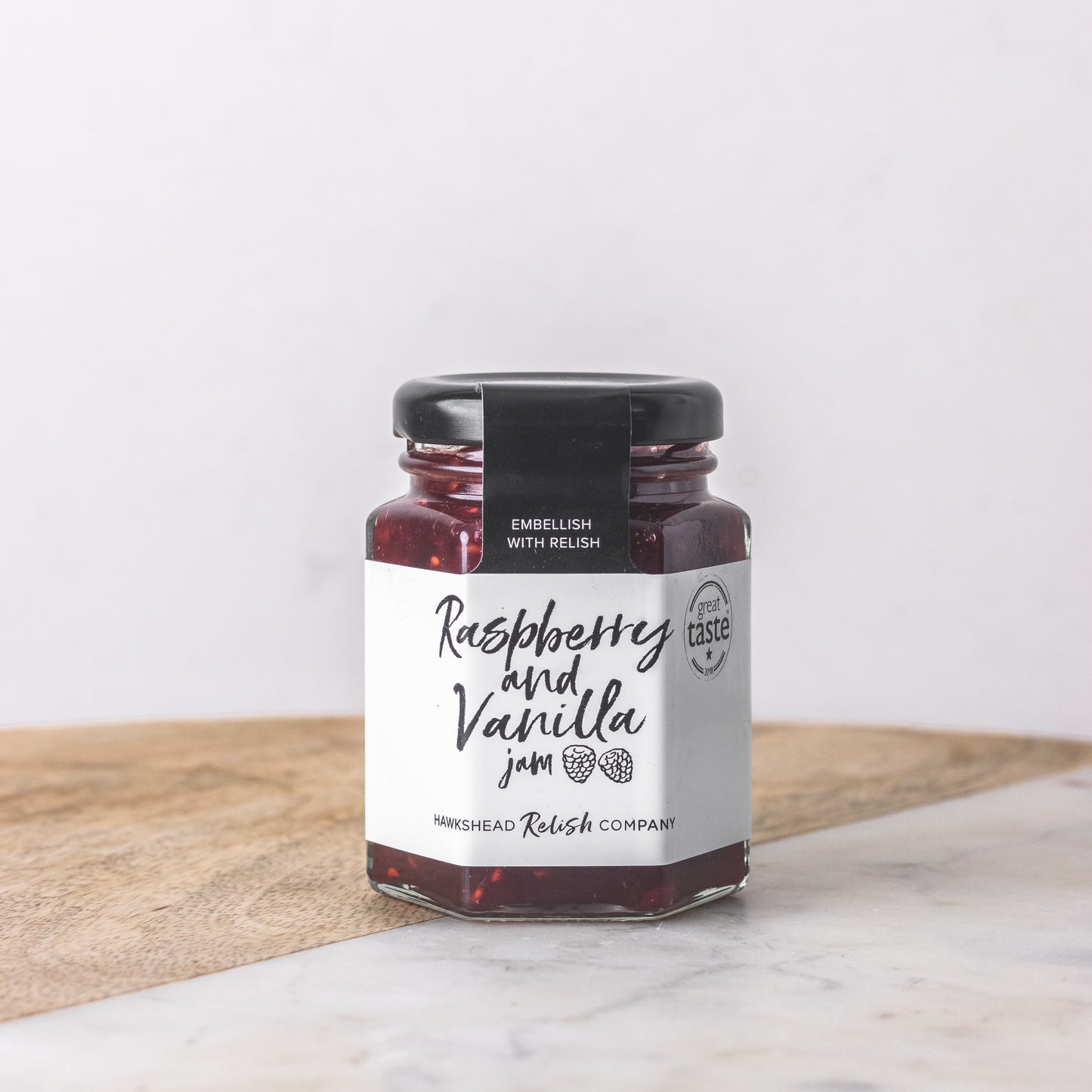Hawkshead relish raspberry and vanilla jam