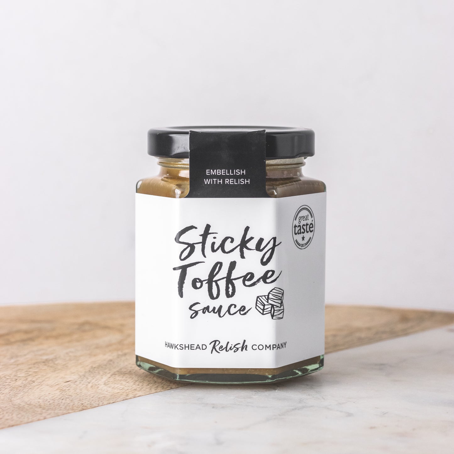 Hawkshead relish sticky toffee sauce