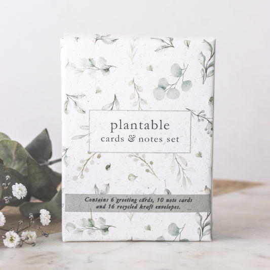 Little green gifts plantable card and note set