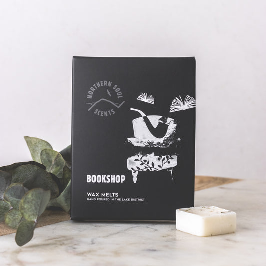 Northern soul scents bookshop wax melts