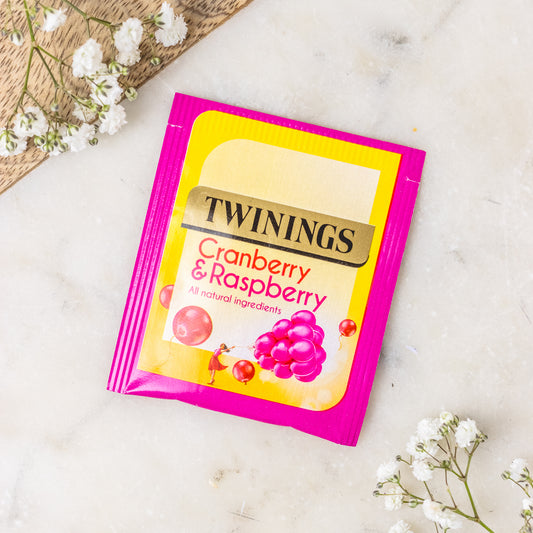 Twinnings cranberry and raspberry fruit tea single serve
