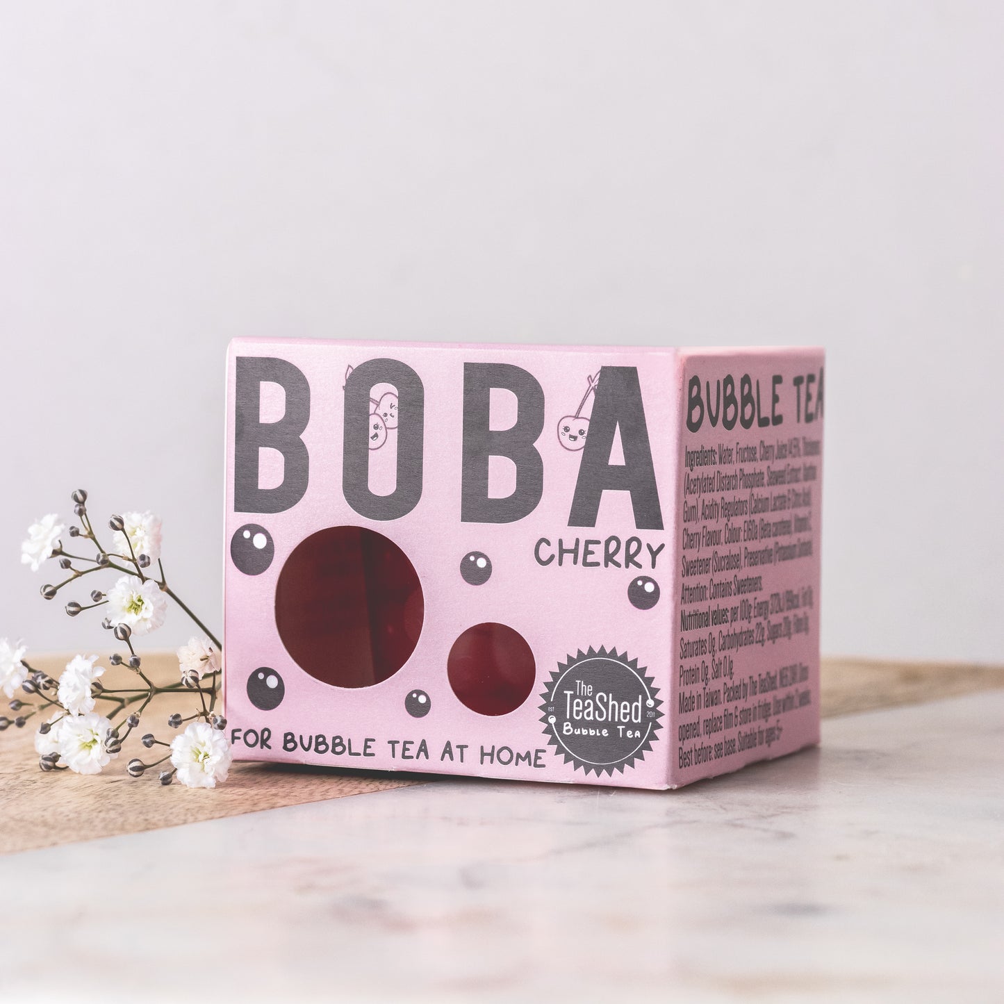 The tea shed cherry boba
