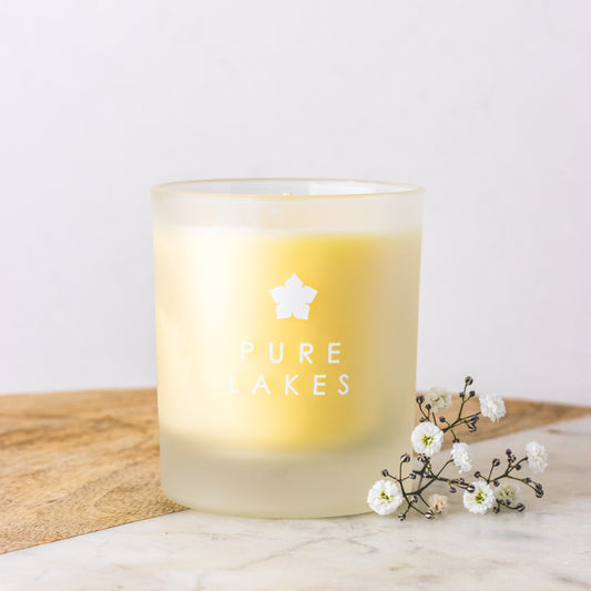 Pure lakes sweet basil and orange candle