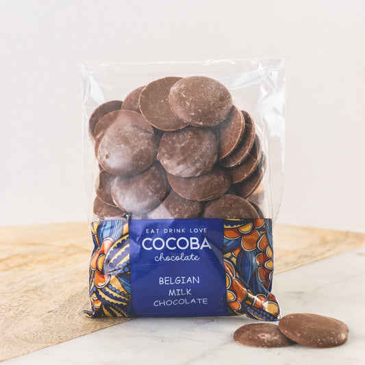Cocoba Belgium milk chocolate buttons