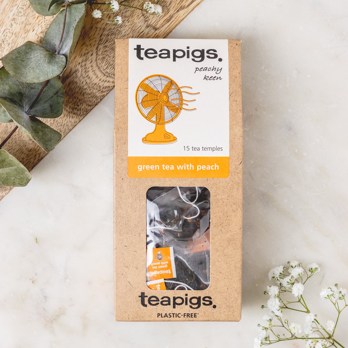 Tea pigs green tea with peach