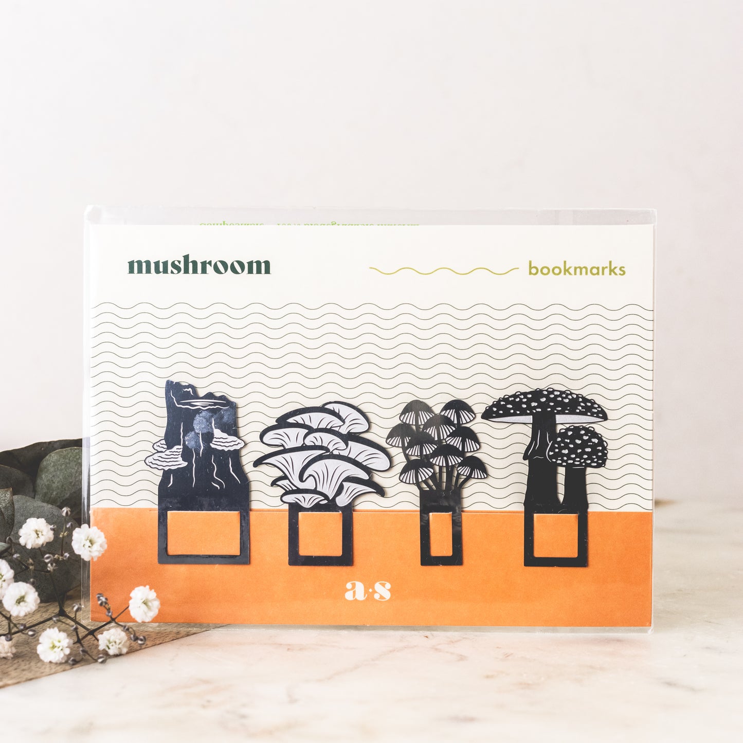 Mushroom bookmark