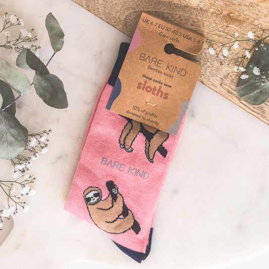Bare kind sloth socks
