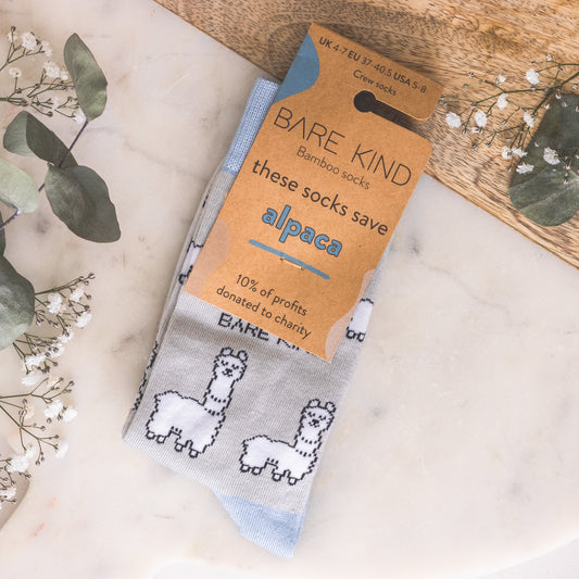 Bare kind alpaca socks