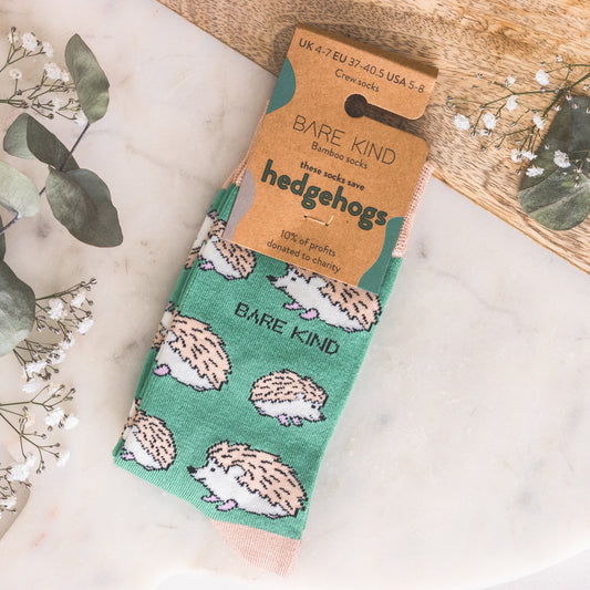 Bare kind hedgehog socks