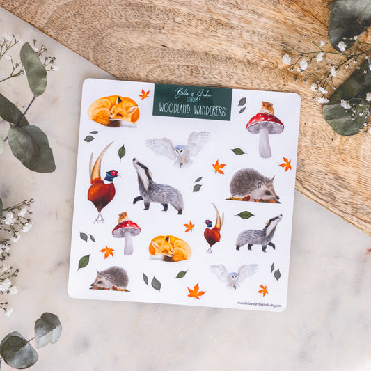 Bella and Archie wildlife stickers