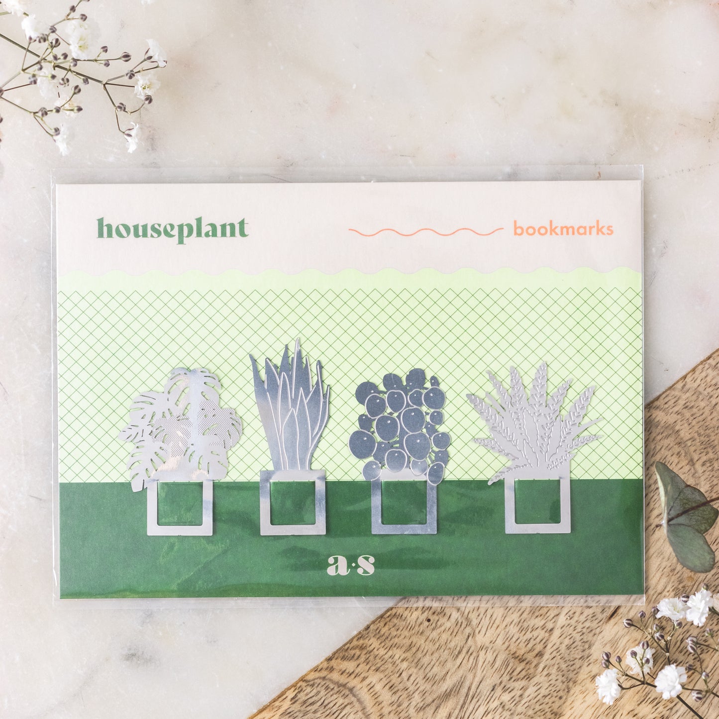 Houseplant bookmarks