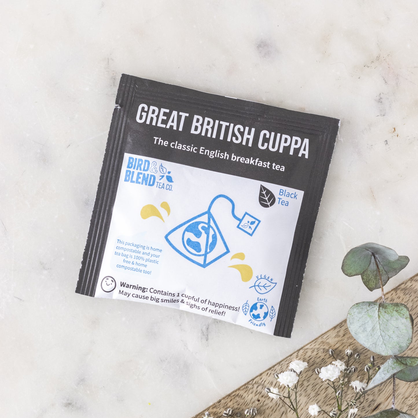 Bird and blend Great British Cuppa black tea single tea