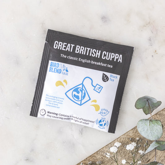 Bird and blend Great British Cuppa black tea single tea