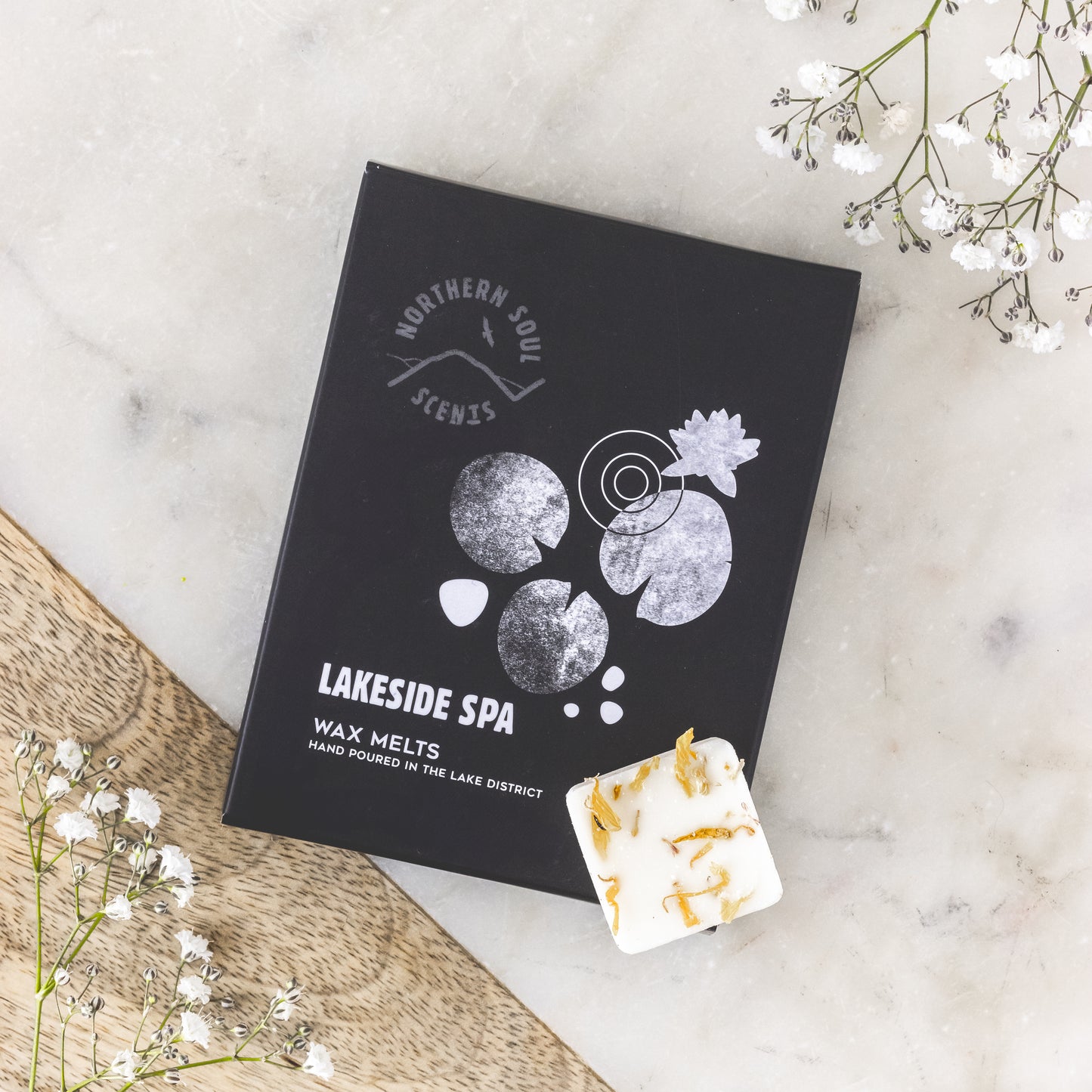 Northern soul scents lakeside spa wax melts
