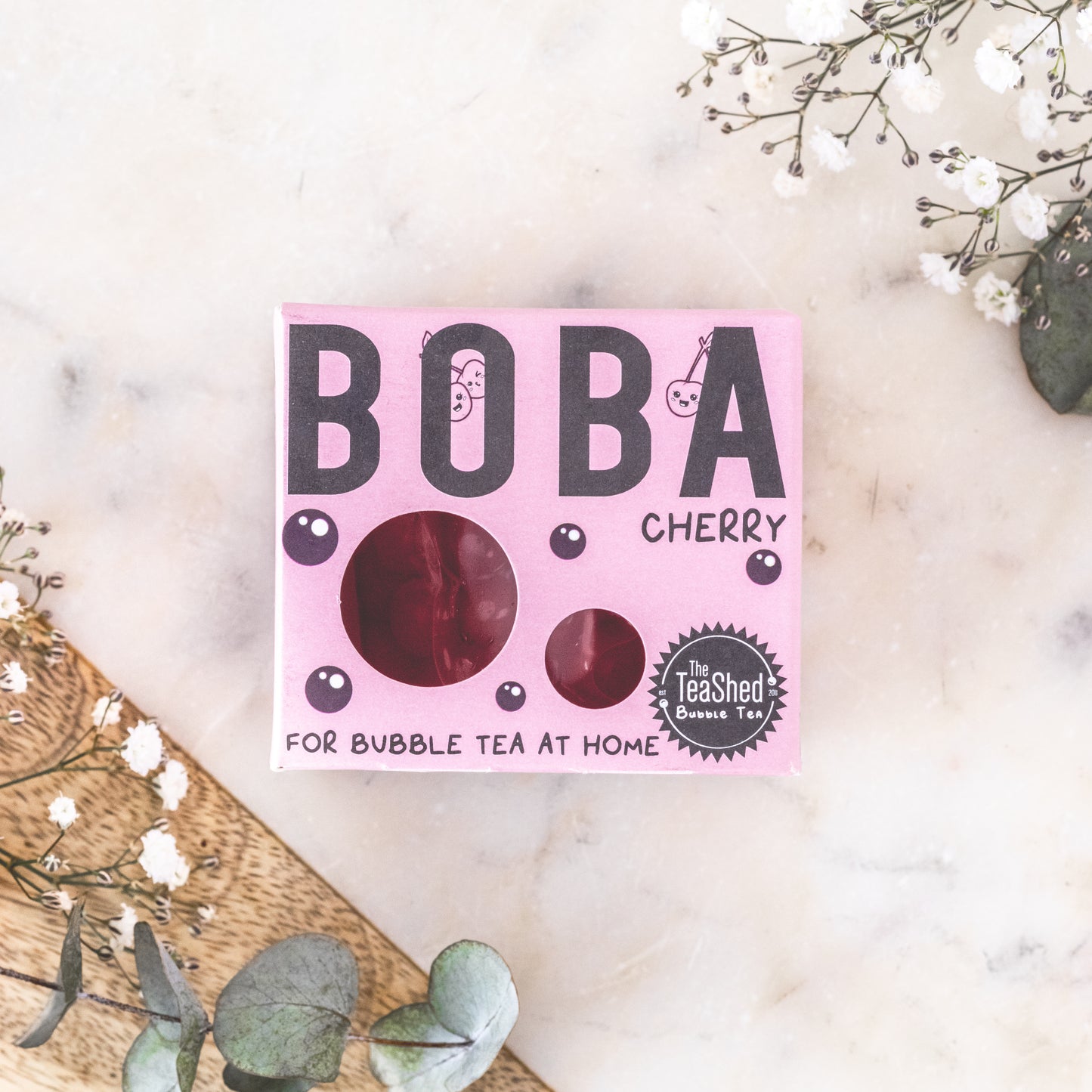 The tea shed cherry boba