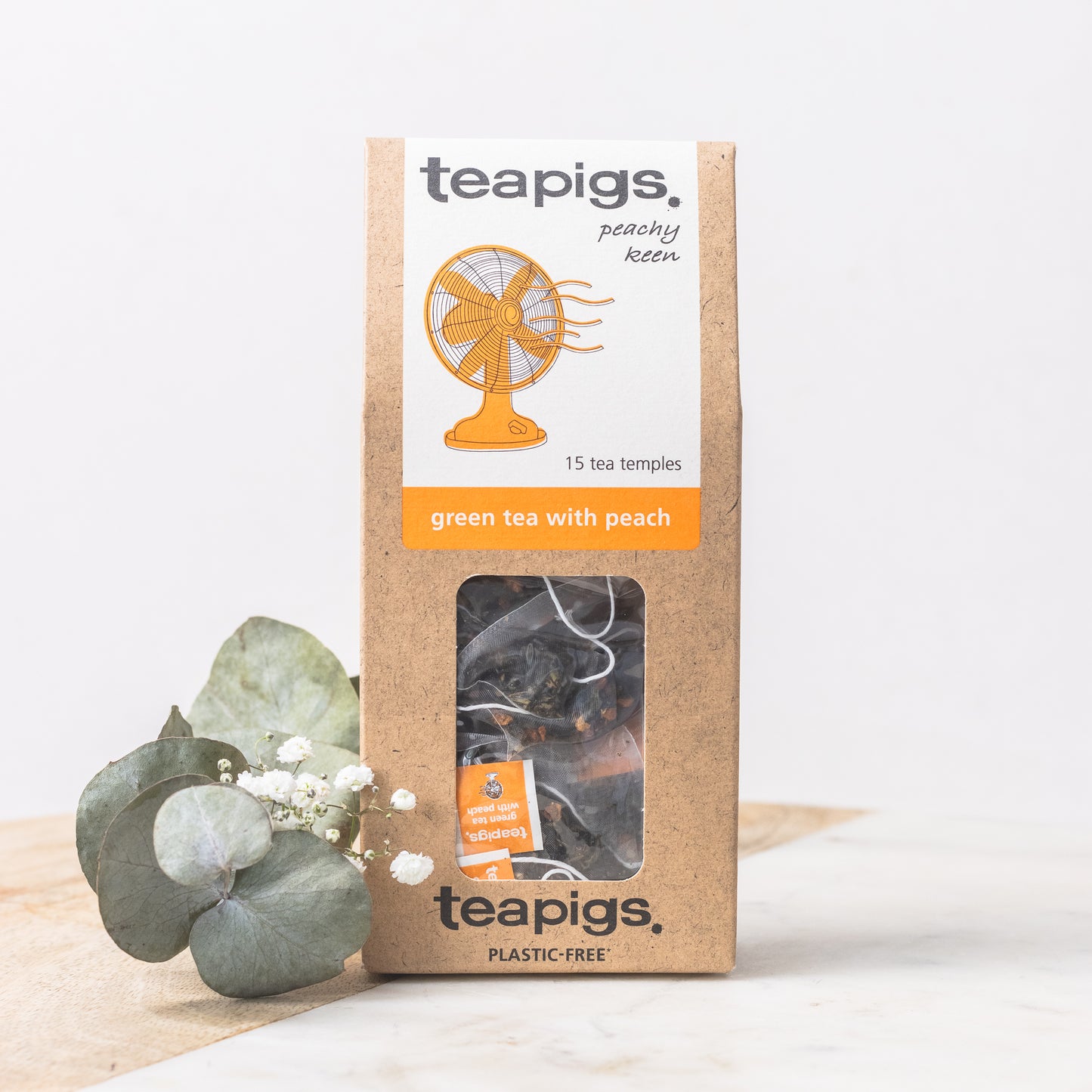 Tea pigs green tea with peach