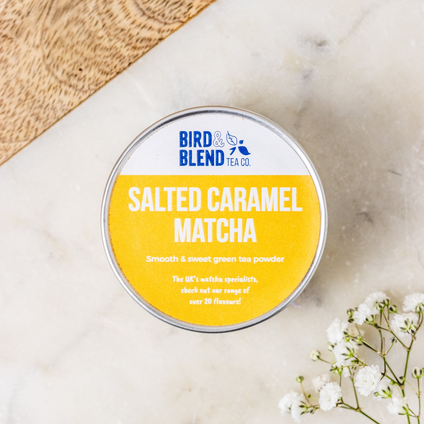 Bird and blend salted caramel matcha