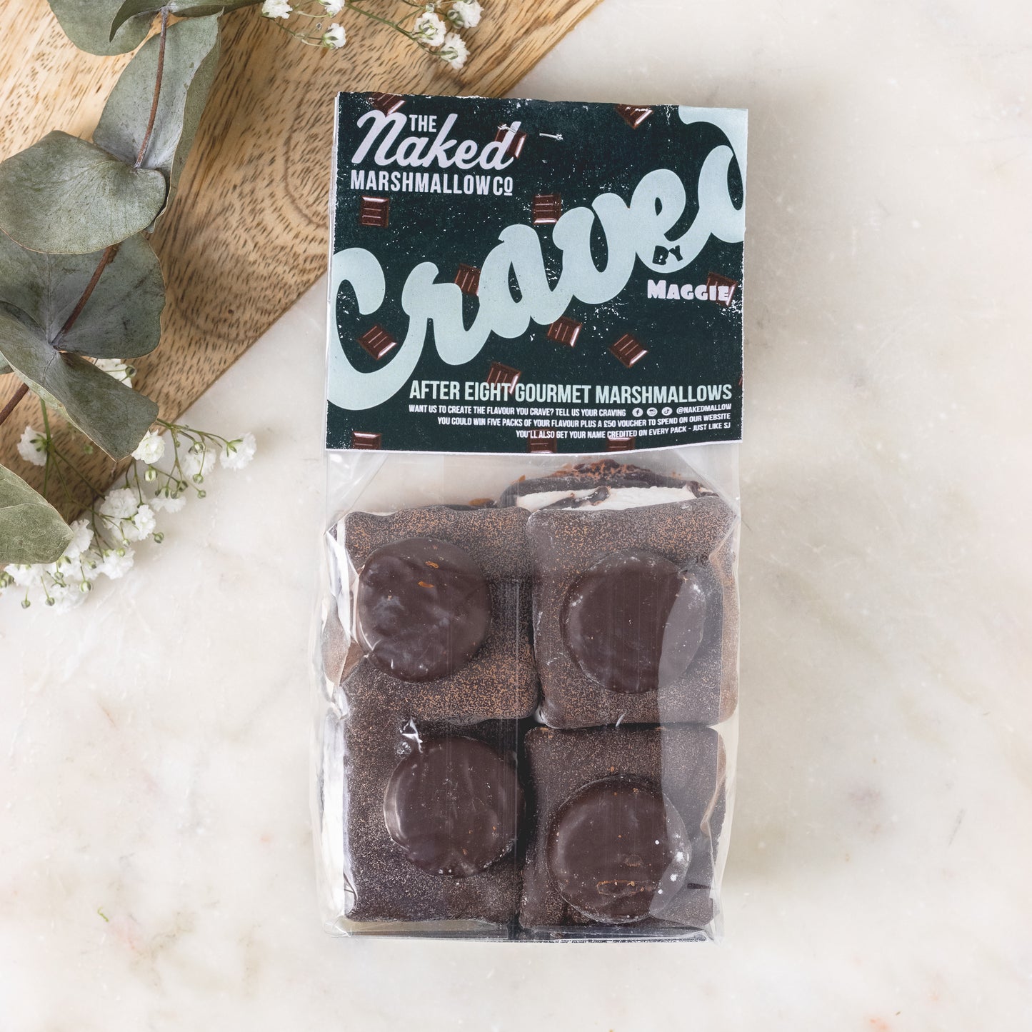 Naked marshmallow craved after eight